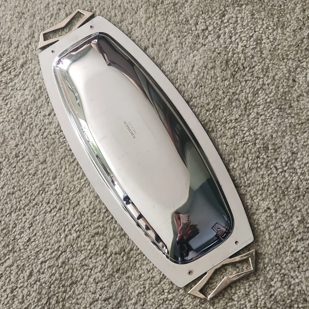 Kromex Mid Century Bread Tray
